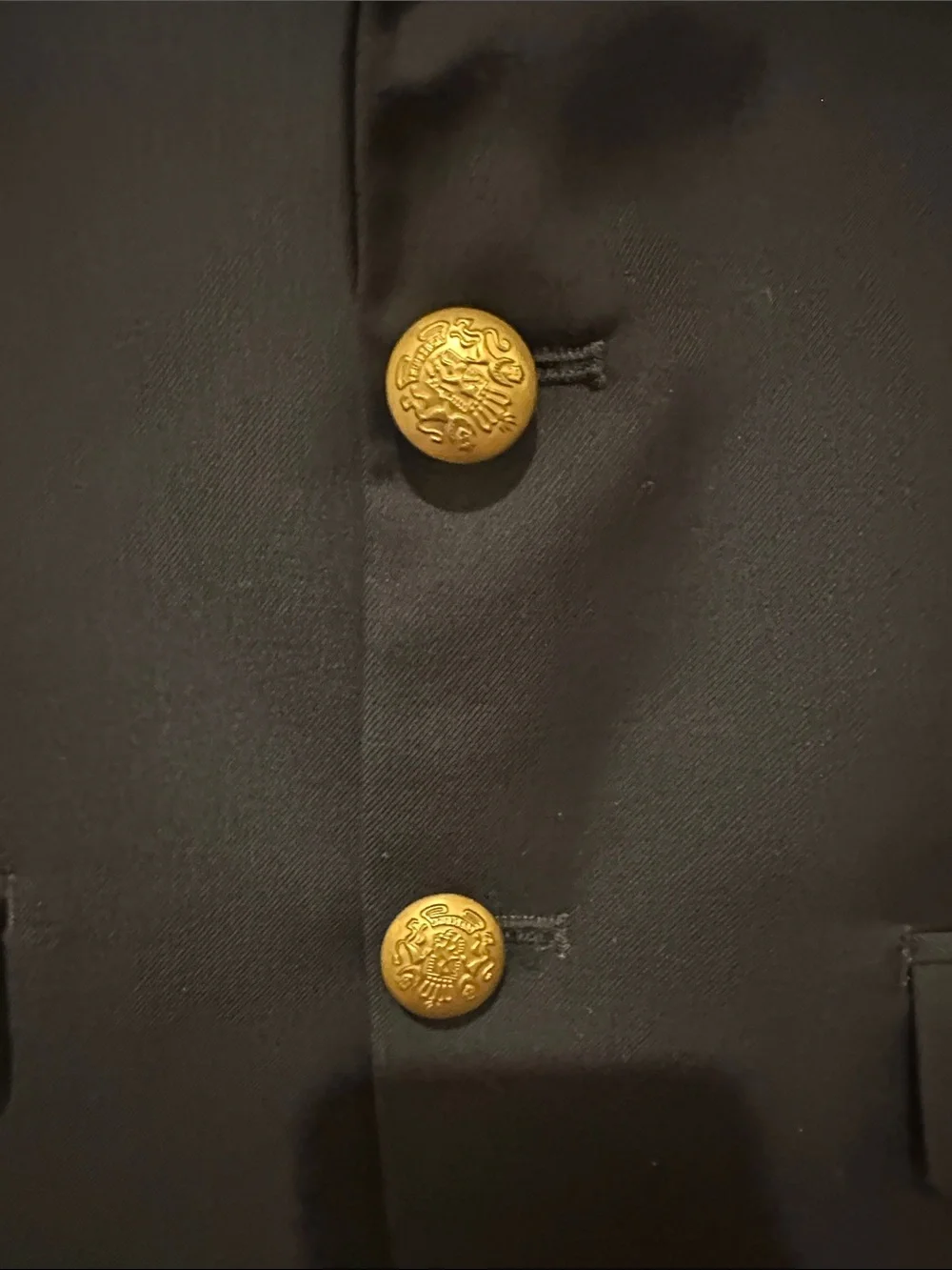Kids Navy Single-Button Blazer